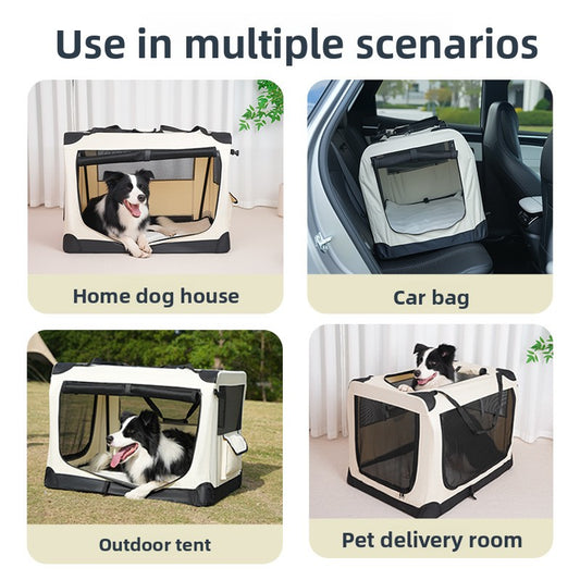 Car Pet Cage Foldable Dog Kennel