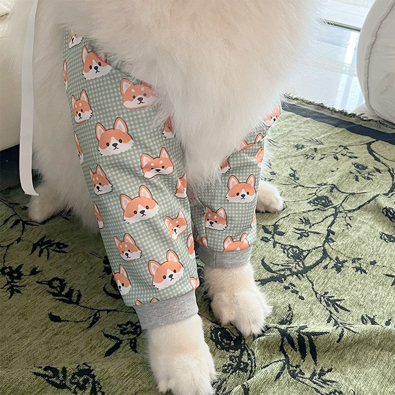 Dog Elbow and Knee Pads with Matching Hats for Medium Large Breeds