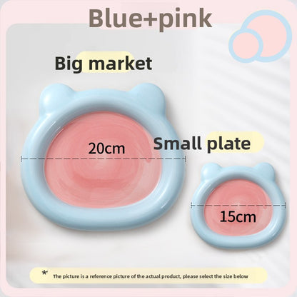 Ceramic Anti-Spill Pet Food Bowl