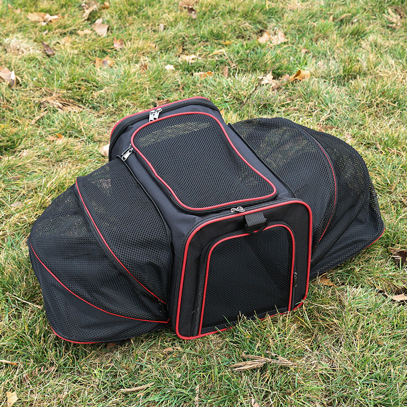 Portable Expandable Pet Carrier Tote for Small Dogs and Cats