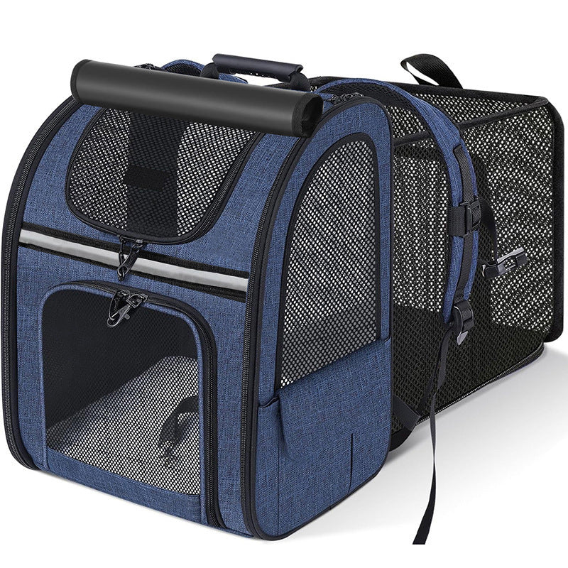 Expandable Breathable Pet Carrier Backpack