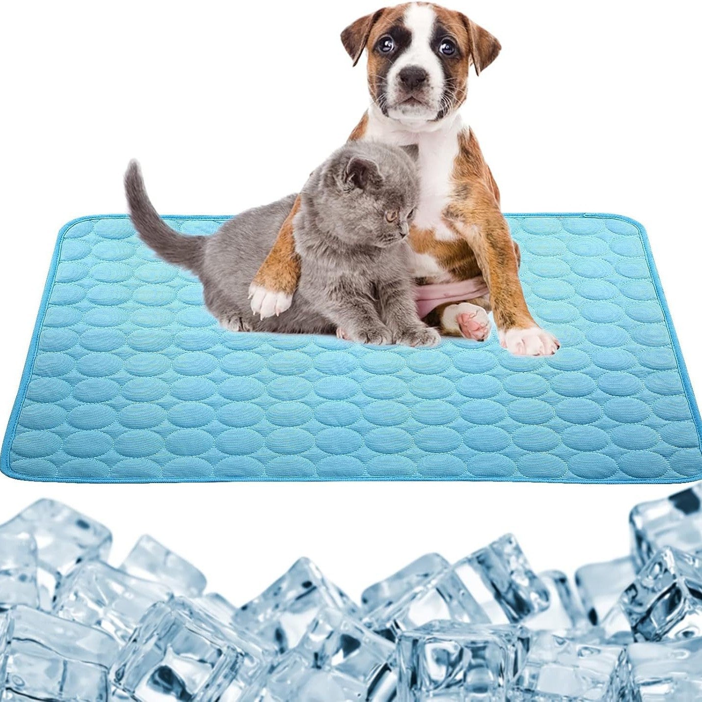 Pet cooling mat floor mat