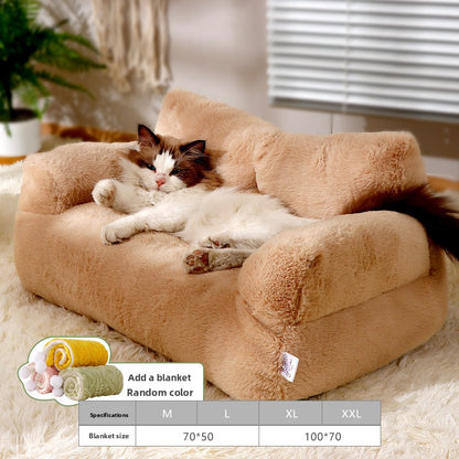Removable Washable Cat Dog Pet Bed
