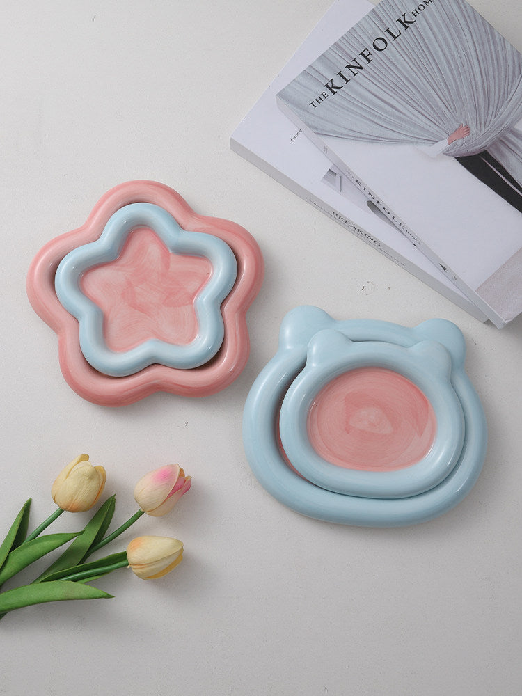 Ceramic Anti-Spill Pet Food Bowl