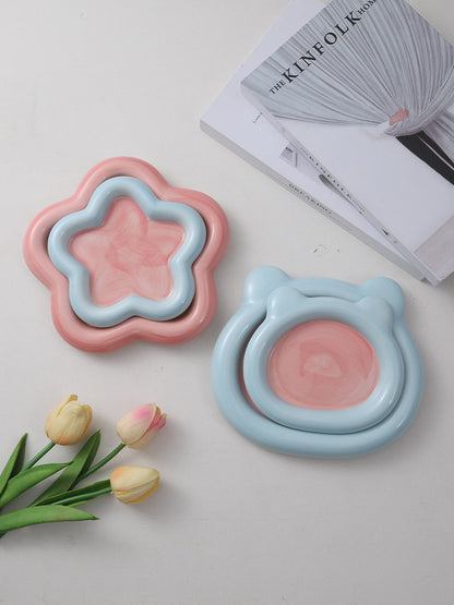Ceramic Anti-Spill Pet Food Bowl