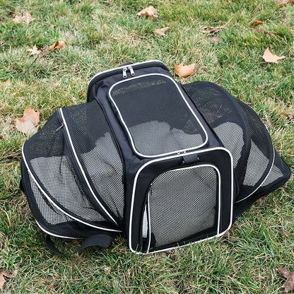 Portable Expandable Pet Carrier Tote for Small Dogs and Cats