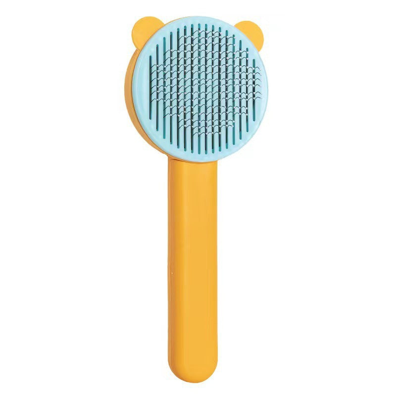 Pet Hair Removal Brush with One-Click Cleaning for Cats and Dogs