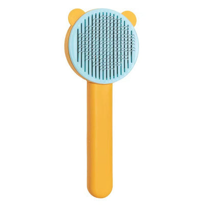 Pet Hair Removal Brush with One-Click Cleaning for Cats and Dogs