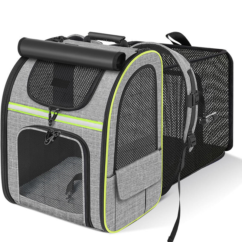 Expandable Breathable Pet Carrier Backpack