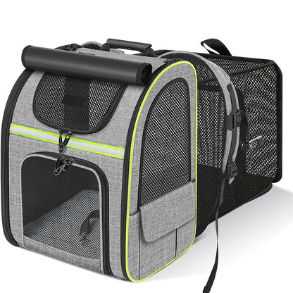 Expandable Breathable Pet Carrier Backpack