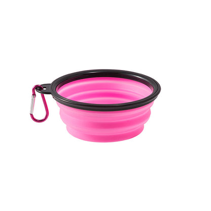Silicone Collapsible Pet Food and Water Bowl