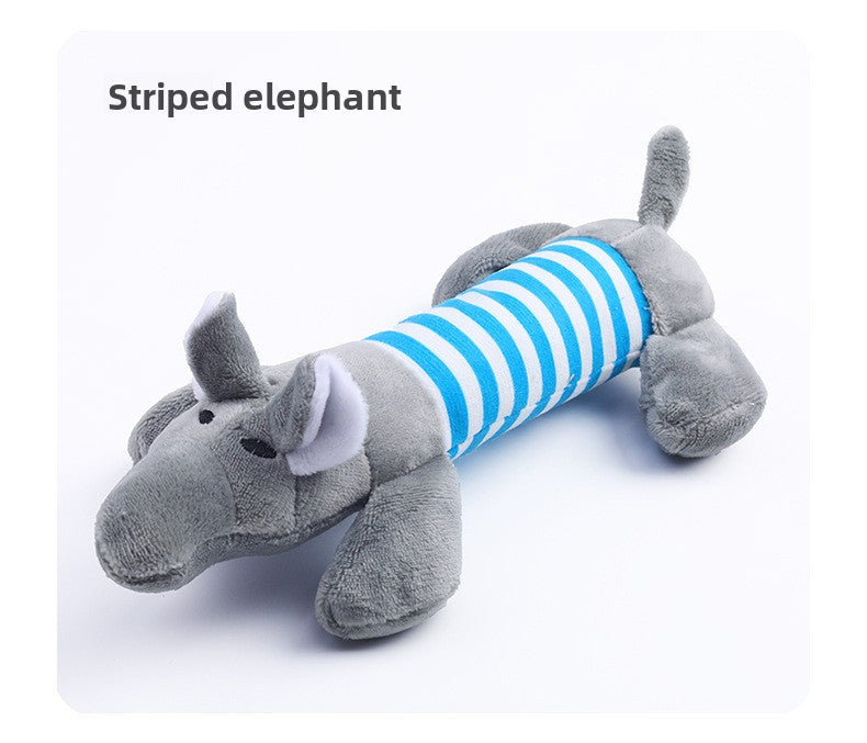 Pet Plush Sound Toy with Animal Designs