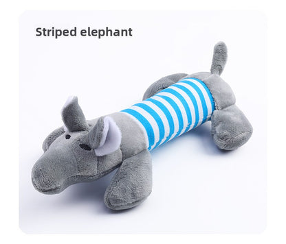 Pet Plush Sound Toy with Animal Designs