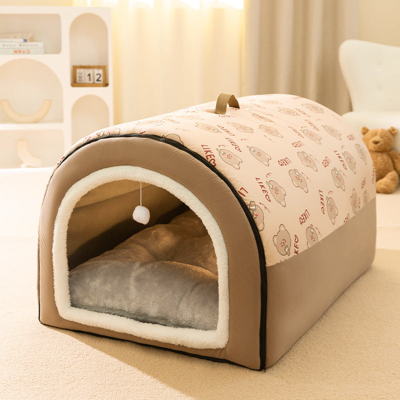 Removable Washable Pet House for Dogs and Cats