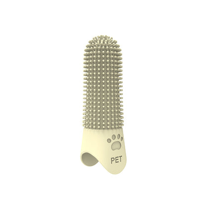 Silicone Pet Finger Toothbrush for Oral Cleaning