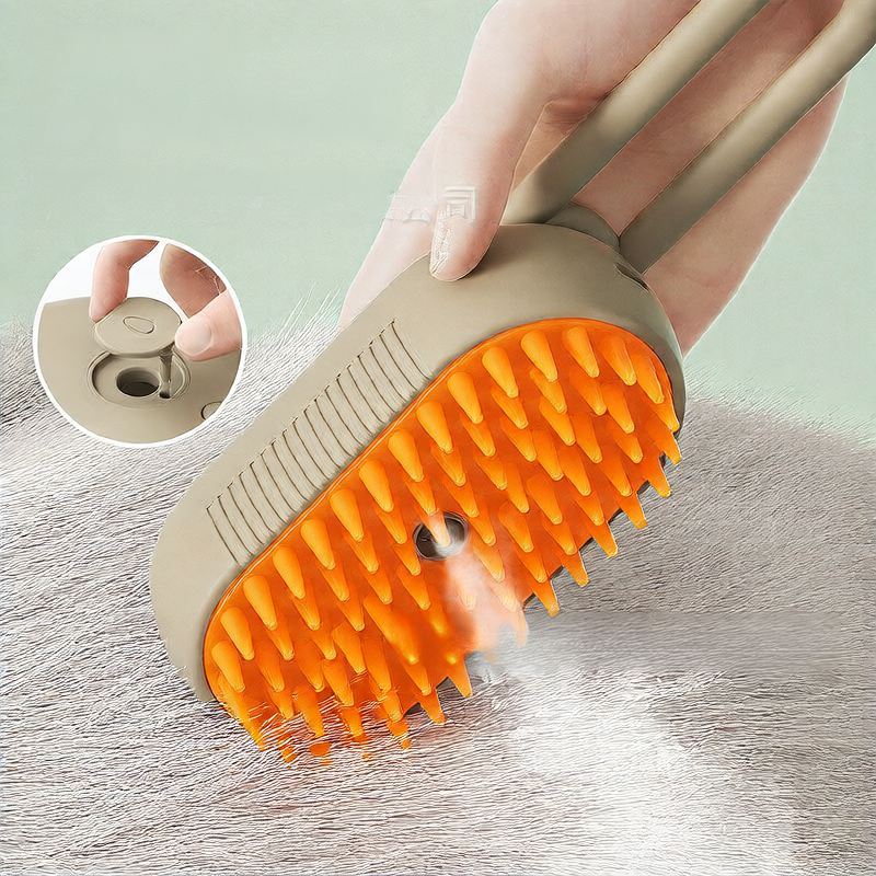 Electric Pet Spray Grooming Brush