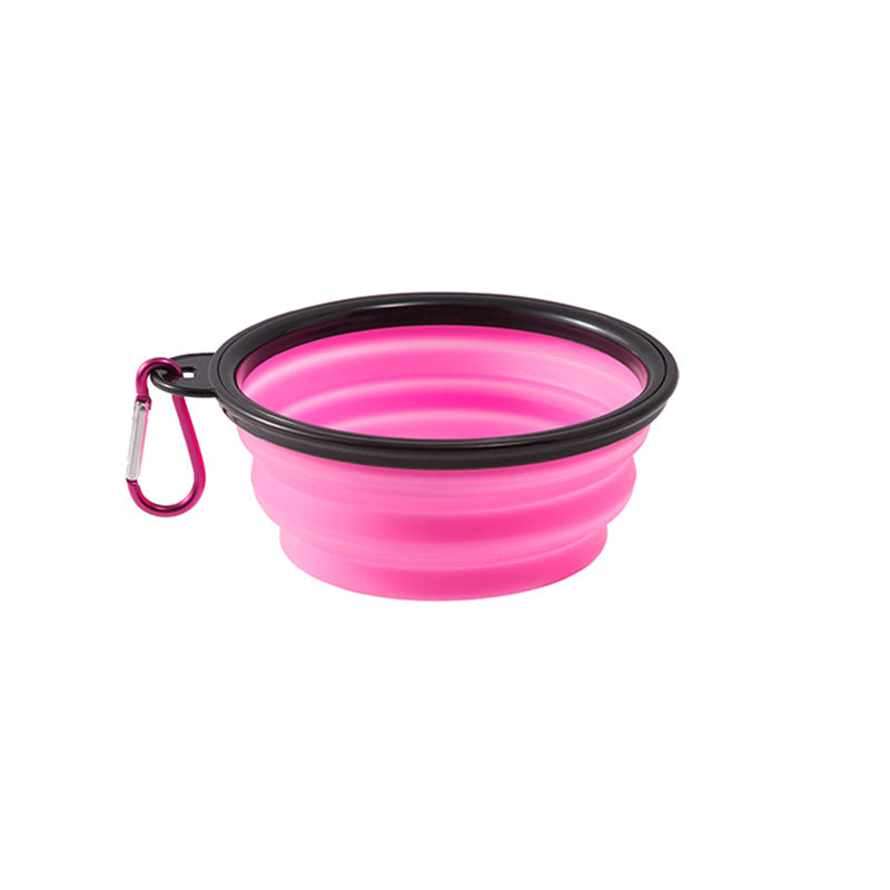 Silicone Collapsible Pet Food and Water Bowl