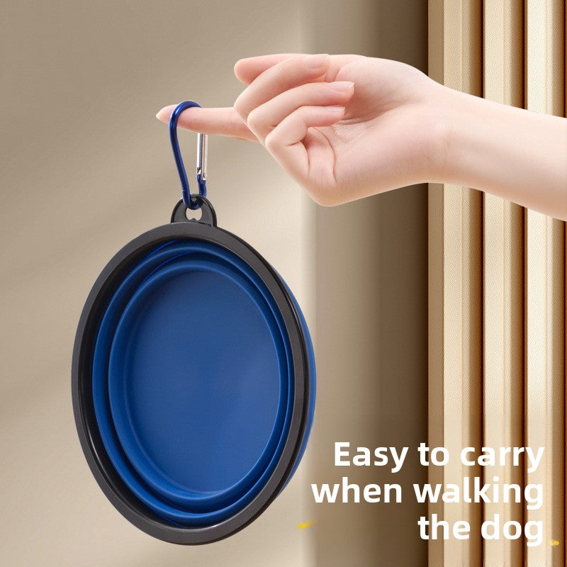 Silicone Collapsible Pet Food and Water Bowl