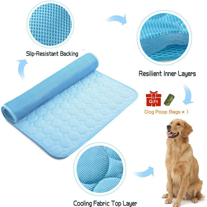Pet cooling mat floor mat