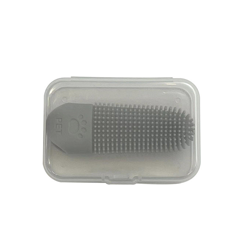 Silicone Pet Finger Toothbrush for Oral Cleaning