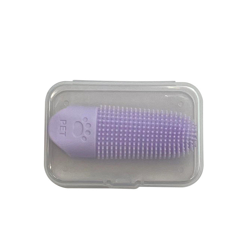 Silicone Pet Finger Toothbrush for Oral Cleaning