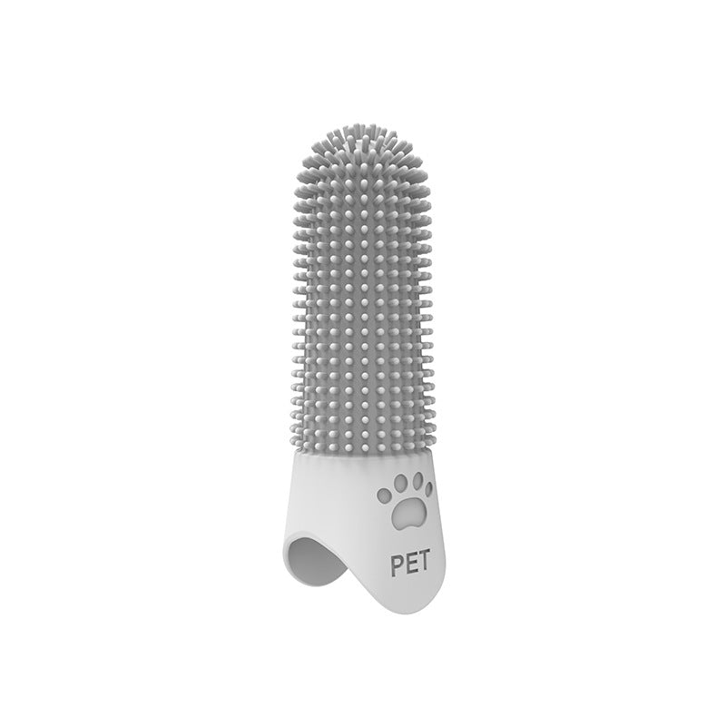 Silicone Pet Finger Toothbrush for Oral Cleaning