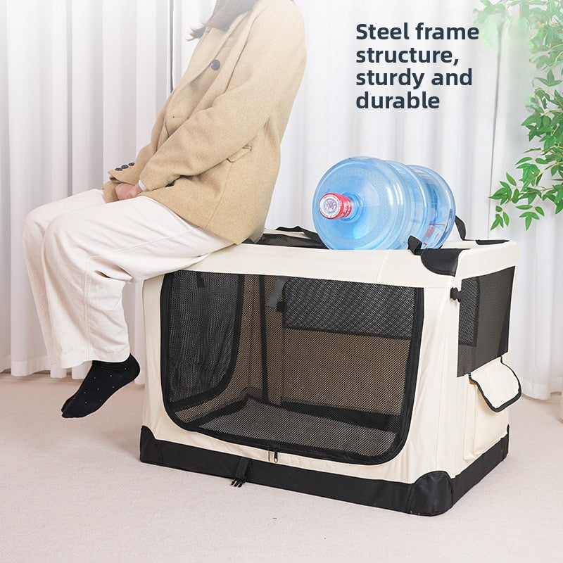 Car Pet Cage Foldable Dog Kennel