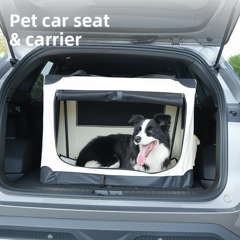 Car Pet Cage Foldable Dog Kennel