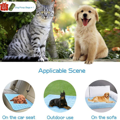 Pet cooling mat floor mat