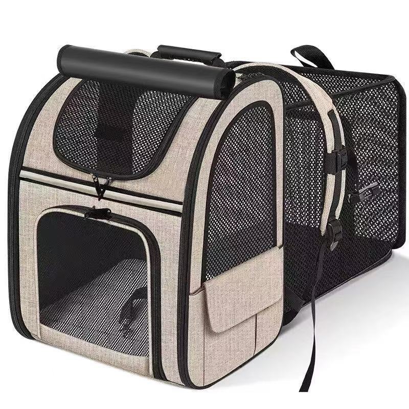Expandable Breathable Pet Carrier Backpack