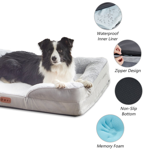 Removable Memory Foam Pet Bed