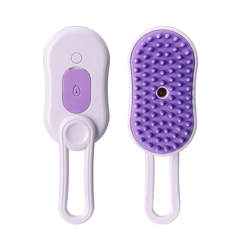 Pet hairbrush without water