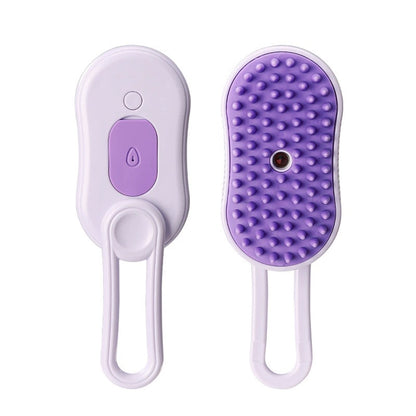 Pet hairbrush without water