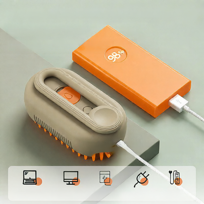 Electric Pet Spray Grooming Brush