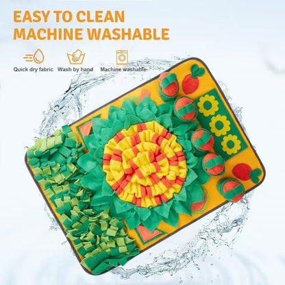 Interactive Pet Sniffing Mat Feeding Pad Training Toy