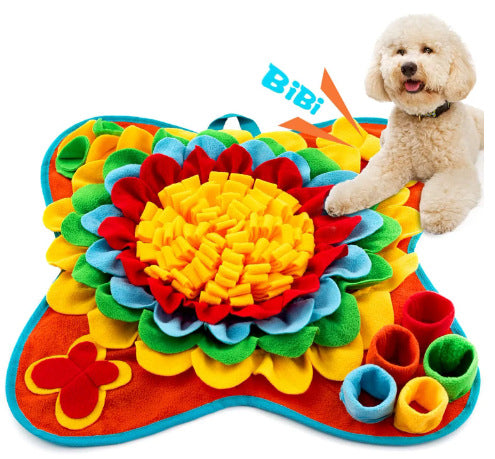 Interactive Pet Sniffing Mat Feeding Pad Training Toy
