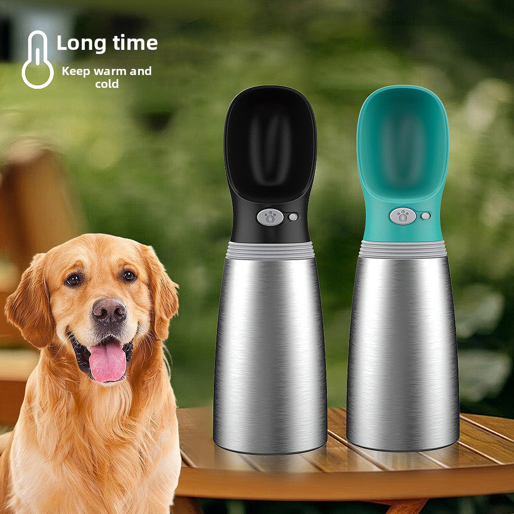 Double-walled insulated pet travel mug