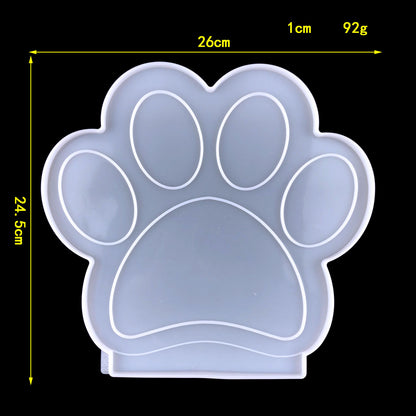 Dog Paw Photo Frame Mold
