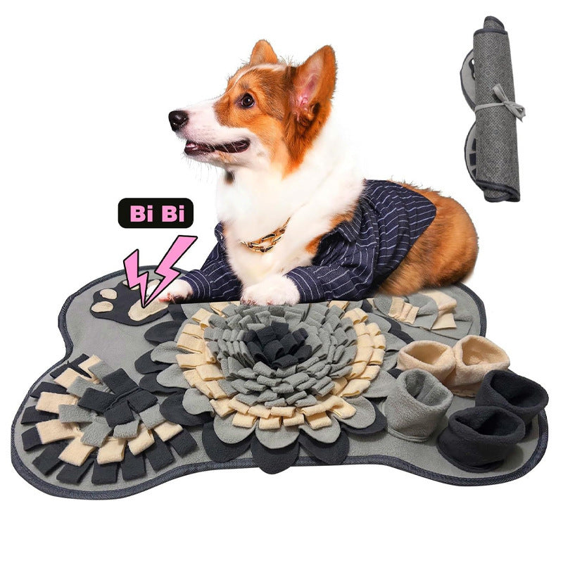 Interactive Pet Sniffing Mat Feeding Pad Training Toy