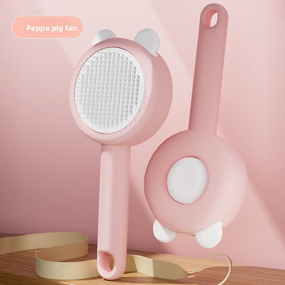 Pet Hair Removal Brush with One-Click Cleaning for Cats and Dogs