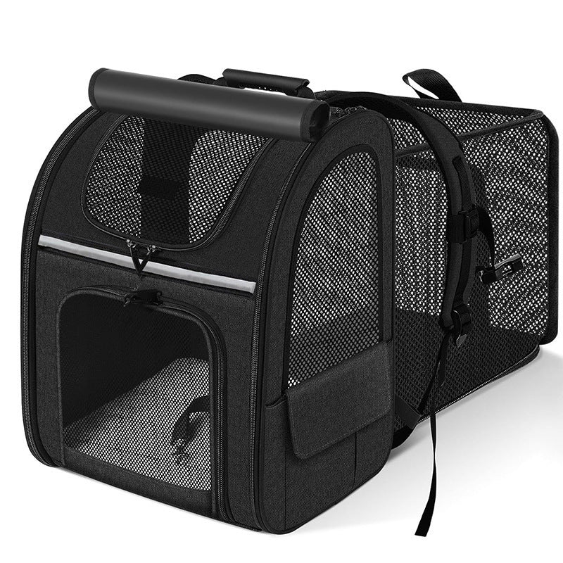Expandable Breathable Pet Carrier Backpack