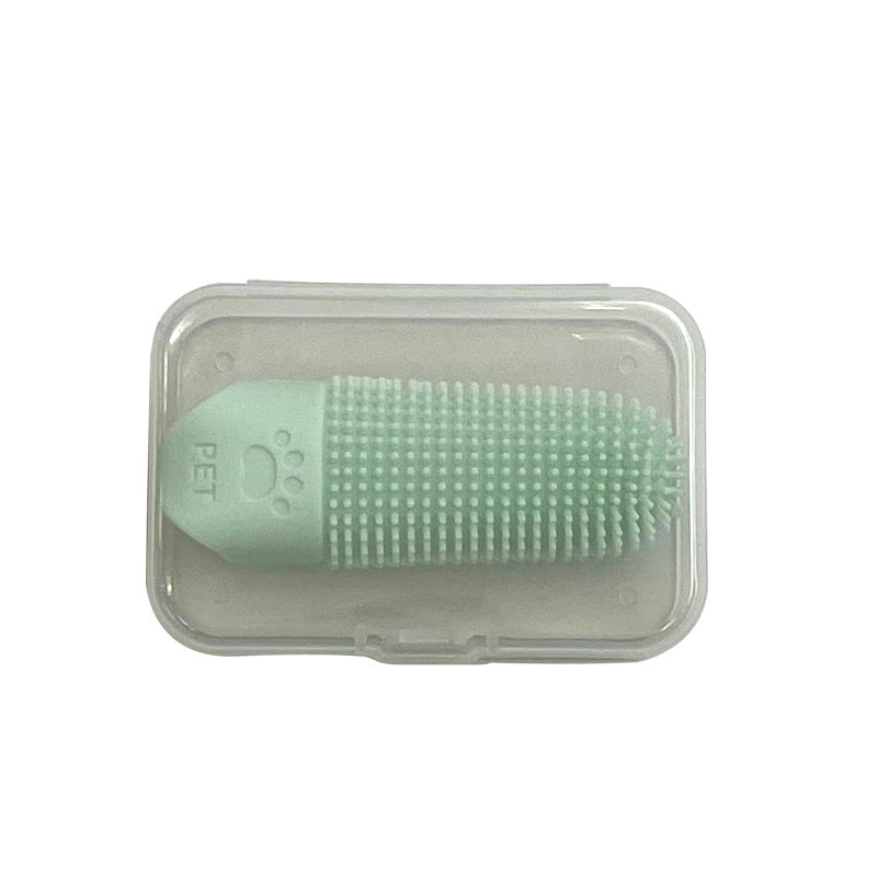 Silicone Pet Finger Toothbrush for Oral Cleaning
