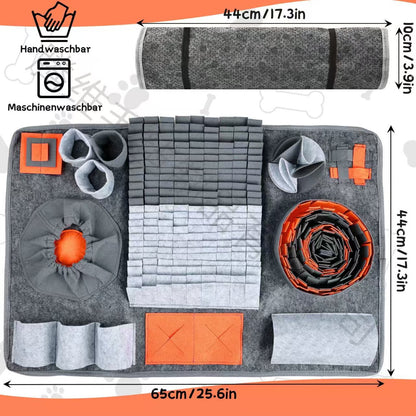 Interactive Pet Sniffing Mat Feeding Pad Training Toy