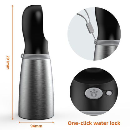 Double-walled insulated pet travel mug