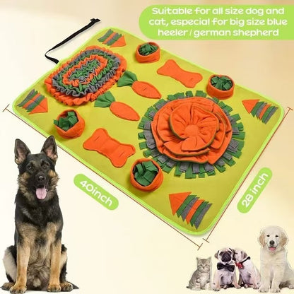Interactive Pet Sniffing Mat Feeding Pad Training Toy