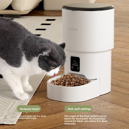 Automatic Pet Feeder with Water Dispenser Remote Control