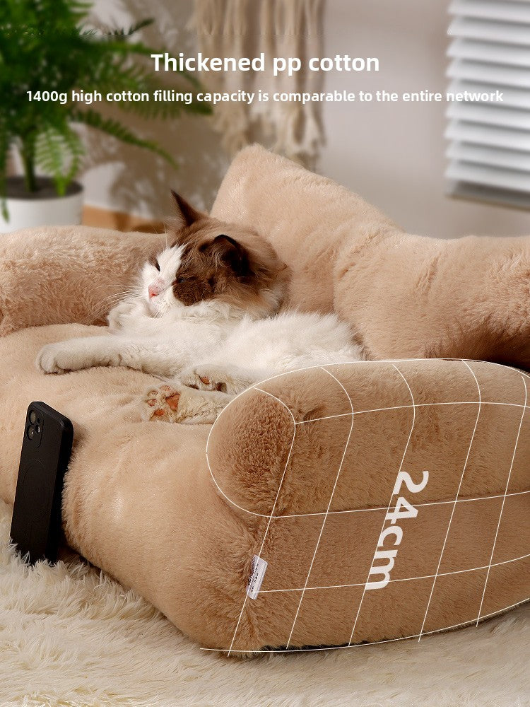 Removable Washable Cat Dog Pet Bed