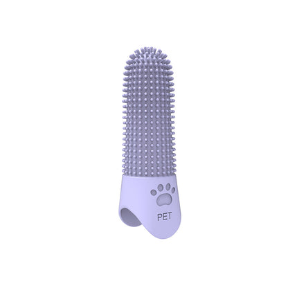 Silicone Pet Finger Toothbrush for Oral Cleaning