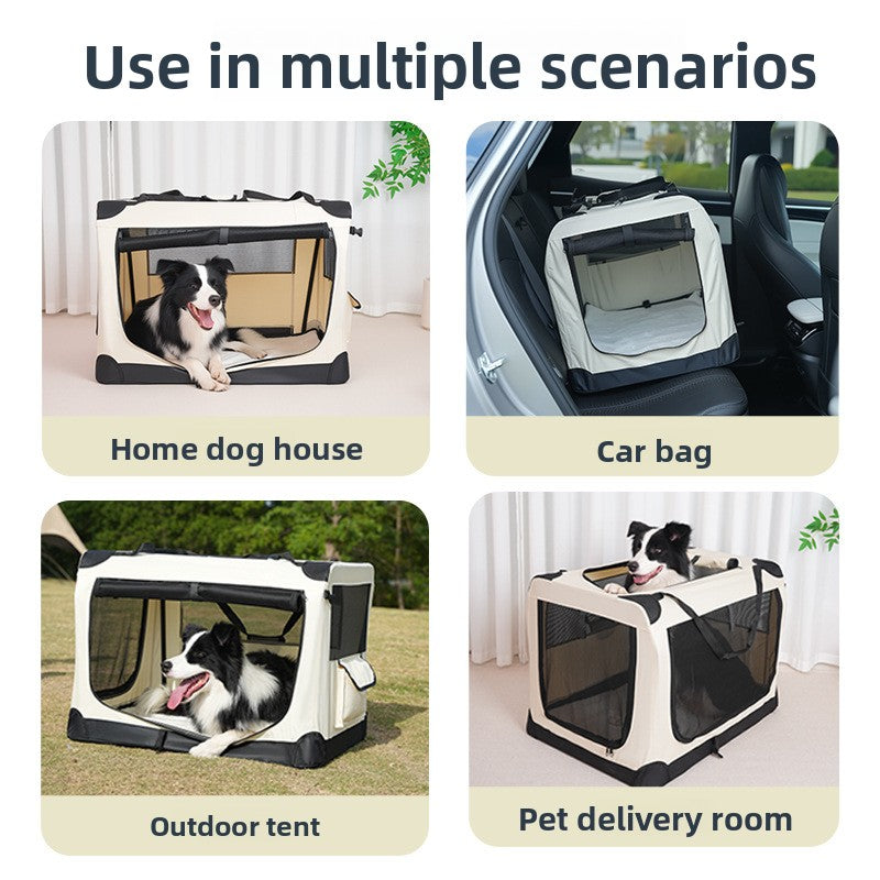 Car Pet Cage Foldable Dog Kennel