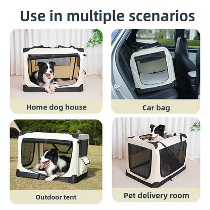 Car Pet Cage Foldable Dog Kennel